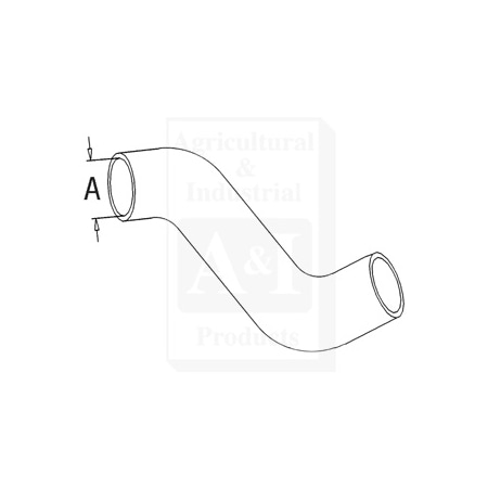 A & I Products Radiator Hose, Bottom 9" x2" x2" A-194735M2